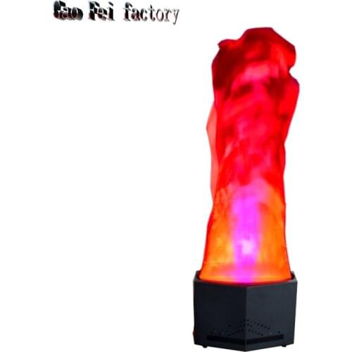 Led Flame Light With 1.1Meters Silk 36Pcsx10Mm Fire Flame Effect Machine Dj Equipment