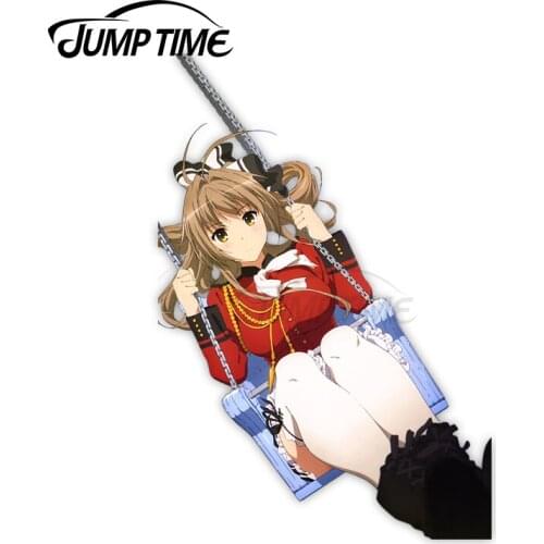 Jump Time Amagi Brilliant Park Sento Isuzu 8.9 Anime Sexy Girl Vinyl Decal Window Car stickers