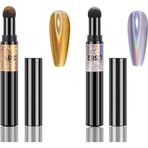 Nail Air Cushion Magic Pen Solid Aurora Powder Mirror Effect DIY Nail Art Decor Nail art decoration Air Cushion Pen