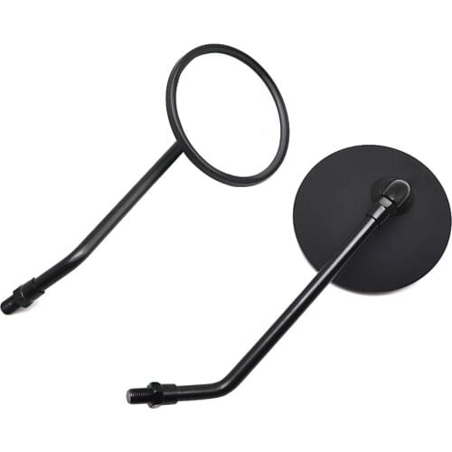 Retro Motorcycle Rearview Mirrors ABS 8 10MM Universal Round Mirror For Yamaha XSR 900 700 400 FZ-07 FZ8 FZ-09 Honda CB400 KTM