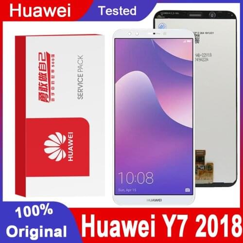 Original Tested 5.99'' LCD for Huawei Y7 2018 LCD Y7 Pro 2018 Display Touch Screen Digitizer Assembly For Y7 Prime 2018 LCD