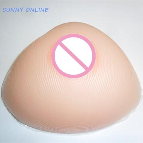 1800g/pair Triangle silicon fake breast boobs artificial breasts for Transvestite,Mastectomy,Transgender