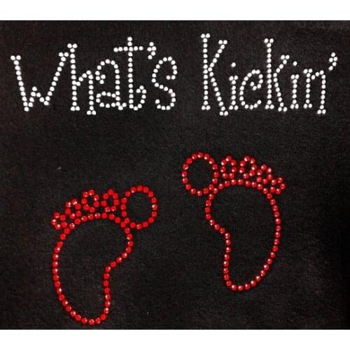 Free shipping high quality whatis kiekin for cloth rhinestones motif transfer red with white clear crystal for love kids