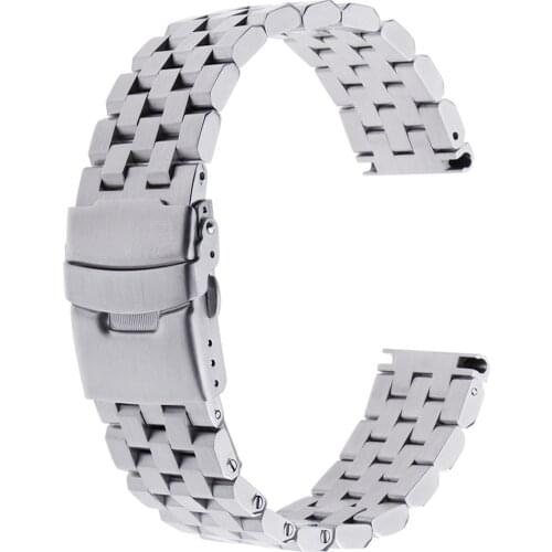 Quick Release Stainless Steel Link Bracelet Watch Bands Strap 20mm 22mm 24mm