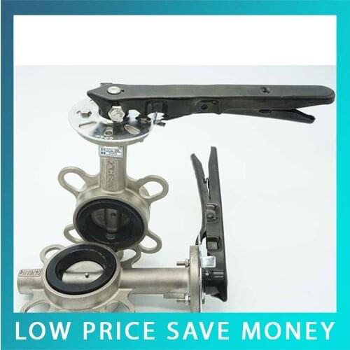 DN80 SS Manual Wafer Butterfly Valve D71X-16P Series