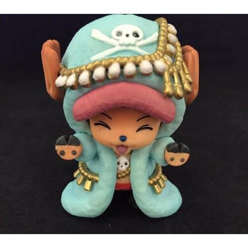 Anime ONE PIECE 20th Anniversary TONY TONY CHOPPER PVC Action Figure Cartoon Juguetes Collectible Model Kids Toys Doll 7CM