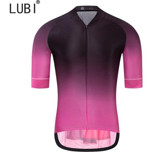 LUBI Cycling Jersey Pro Team Summer Short Sleeve Man Downhill MTB Bicycle Clothing Ropa Ciclismo Maillot Quick Dry Bike Shirt