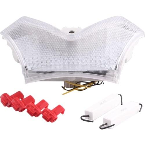 Integrated LED Rear Tail Brake Light Turn Signals For KAWASAKI NINJA ZX-14R ZX14R 2006-2010 Taillight Assembly E-Mark