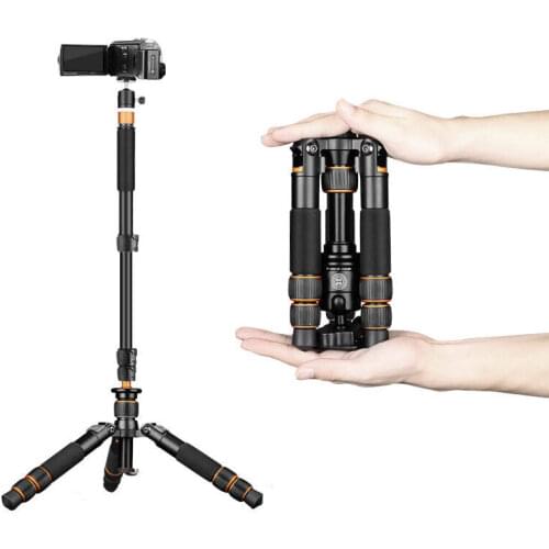 Lightweight Tripod Portable Aluminum Alloy Monopod Mini Travel Tripod with Ball Head for Phone DSLR DV Video Camera Volg Live