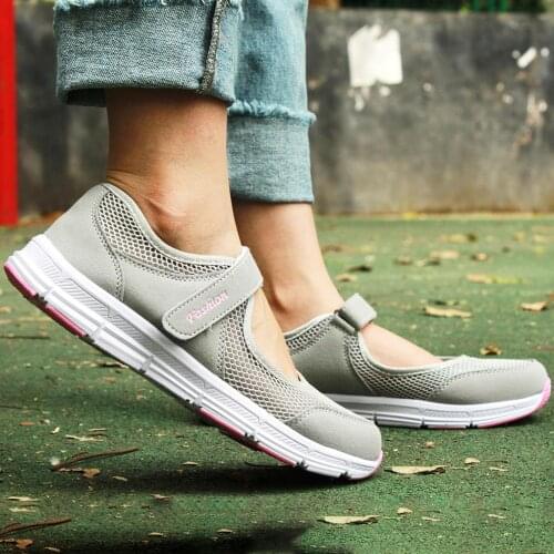 Summer Fashion Women Flat Platform Shoes Breathable Mesh Casual Shoes Moccasin Zapatos Mujer Ladies Boat Shoes Sneakers