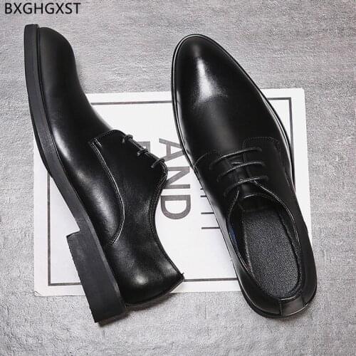 Oxford Men Formal Shoes Italian Suit Shoes for Men Fashion Leather Pointed Shoes Men New 2021 Chaussure Homme Zapatos De Hombre