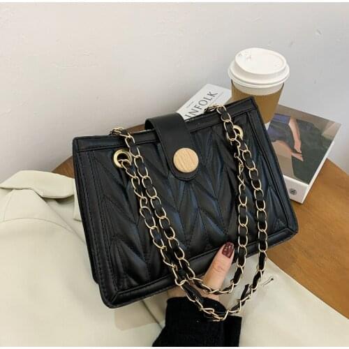 2021 new fashion shoulder bag hot sale popular messenger bag versatile Pu underarm womens bag small square bag