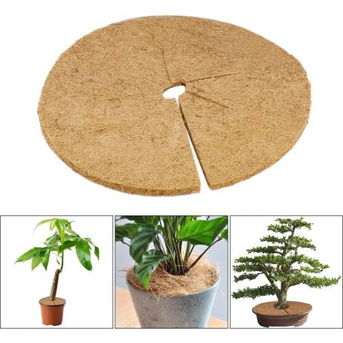 Plants Cover Potted Plants Winter Protection Coconut Mulch Cover Coir Mat For Garden Potted Plant Keep Warm 40cm