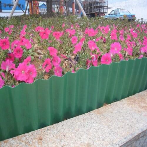Imitation Stone Garden Fence PP Plastic Fence Inserted Into The Ground Fence Spell Pastoral Garden Lawn Fence