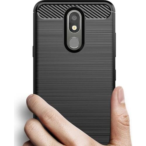 Carbon fiber Cover Shockproof Phone Case For LG K30 2019 W10 X5 X2 2018 X4 X4+ V35 V30S plus V50 ThinQ V30+ Cover Bumper Case