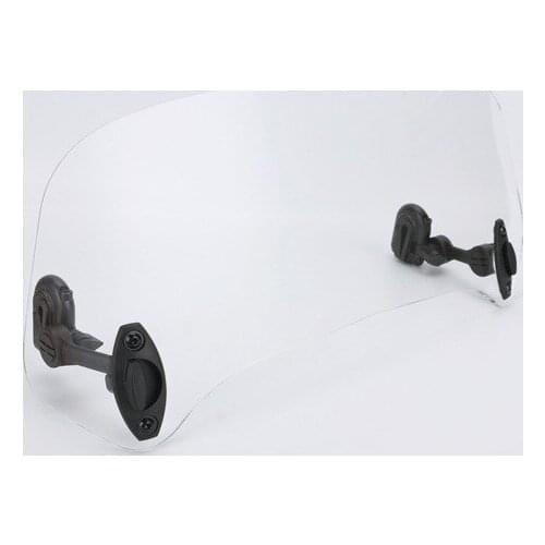 Motorcycle Risen Adjustable Windscreen Windshield Spoiler Air Deflector Transparent/Smoke for Honda BMW Kawasaki Yamaha Suzuki