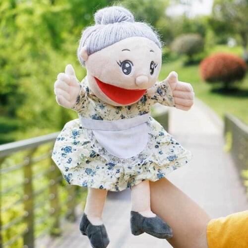 Hand Puppets Cartoon character Hand Doll early education Learning kids role play Toys Fantoche Puppet for telling story