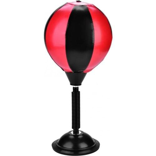 1 Set Durable Desktop PU Punching Bag Speed Ball Toy Stress Relief Adult Sport Boxing Training Desktop Punch Equipment