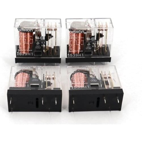 10Pcs Omron G2R-1 DC12V/24V PCB Mount 5Pin SPDT Power Relay 10A/250VAC