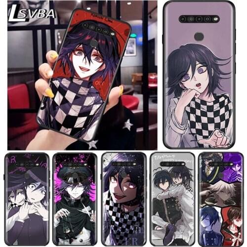 Danganronpa anime for LG G8 G8S G8X V30 V35 V40 V50 V60 ThinQ Q60 K40 K50 K30 K41 K51 K61 K71 K92 Black Phone Case