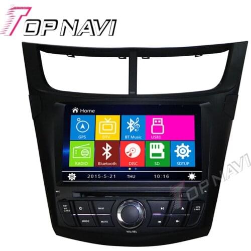 Topnavi 8" Car DVD GPS For Chevrolet Aveo 2015 (high version) Car Radio Multimedia Audio Stereo In Dash,Wince System