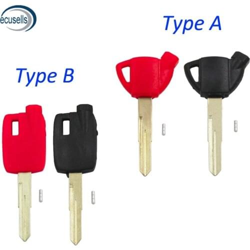 Transponder Key Shell with Magnet TypeA Type B for-Suzuki GEMMA250/400/650 Red and Black Color