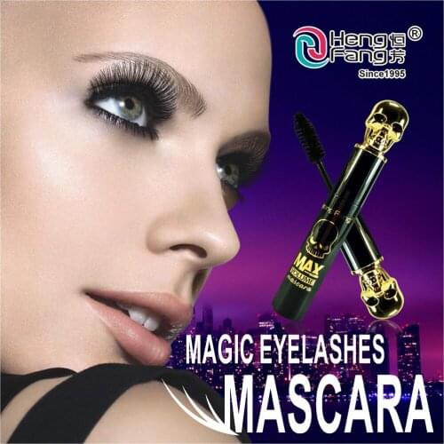 Black Eyelash Mascara Silk Fiber Lash Mascara Waterproof Extension Dense Thick Lengthening Eye Lashes Cosmetics Makeup