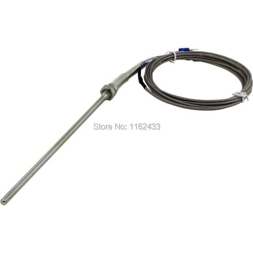 FTARP07 PT100 type 3m cable probe head RTD temperature sensor M8 thread probe 150mm