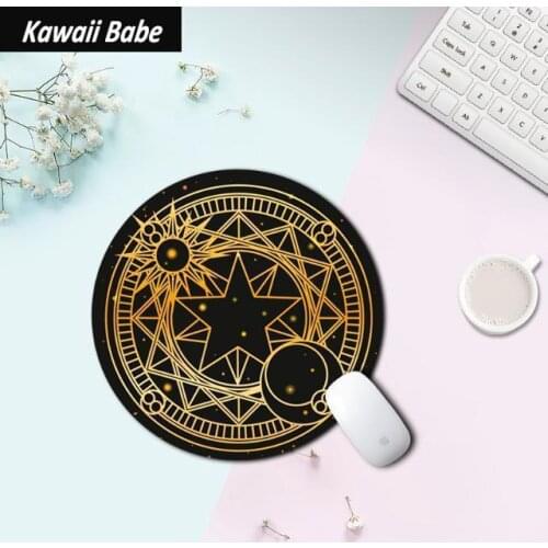 Cute Mouse Pad Gaming Writing Desk Mats Kawaii Desk Pad Kawaii Mouse Pad Gamer Round Square Deskpad for Office Home PC Computer