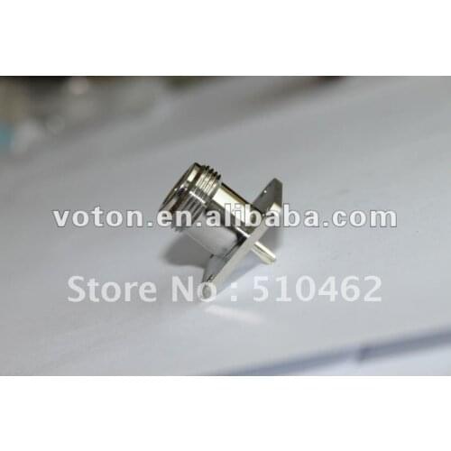 N female with 4 hole flange for PCB