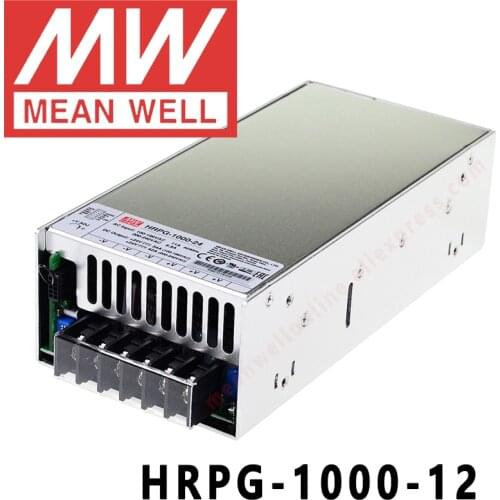 Original MEAN WELL HRPG-1000-12 12V 80A meanwell HRPG-1000 12V 960W Single Output with PFC Function Power Supply