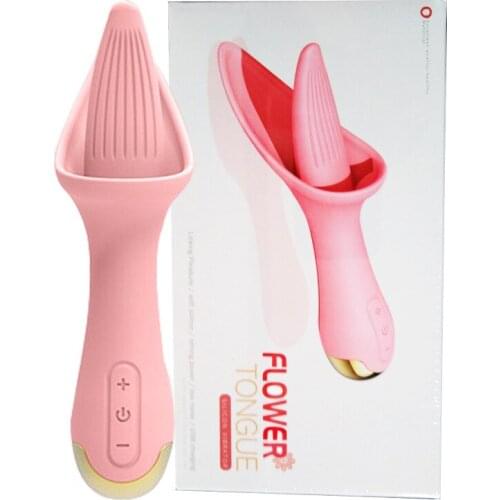 30 Frequency Tongue Vibrator Rechargeable Massager Female G-Spot Stimulation Nipple Sex Toy Teasing Clitoral Masturbation Produc