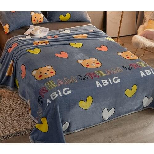 Plush plush flannel bed sheet plush double coral plush falai winter milk crystal plush blanket sheet