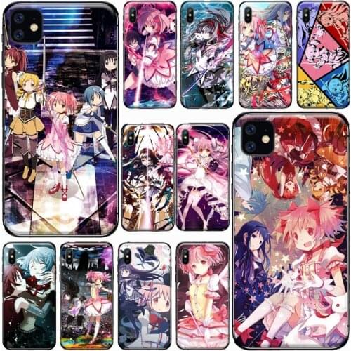Puella magi madoka magica Phone Case for iPhone 11 12 mini pro XS MAX 8 7 6 6S Plus X 5S SE 2020 XR Luxury brand shell funda