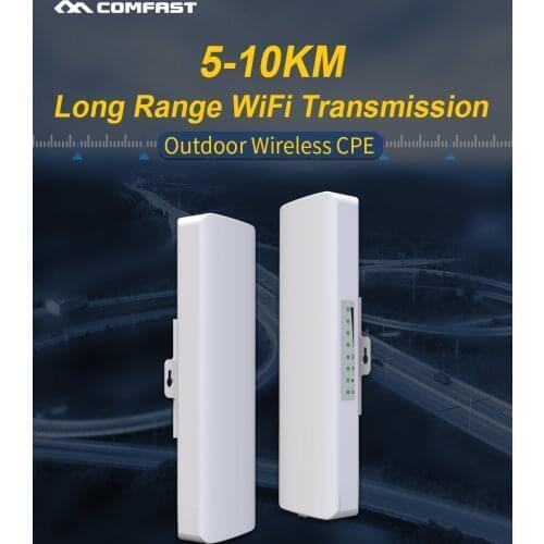 InStock!2pc 5KM 5.8GHz Outdoor CPE Wireless WiFi Repeater 300Mbps Extender Router AP 2*14dbi Antenna Access Point Signal Booster