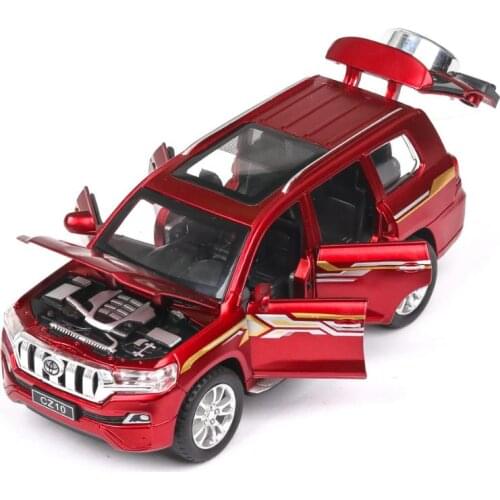 High simulation 1:32 alloy pull back Prado model,6 door off-road vehicles,free shipping