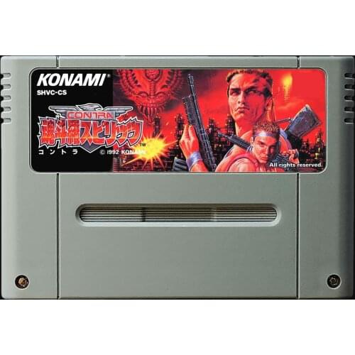 16Bit Games ** Contra Spirits ( Japan NTSC Version!! )