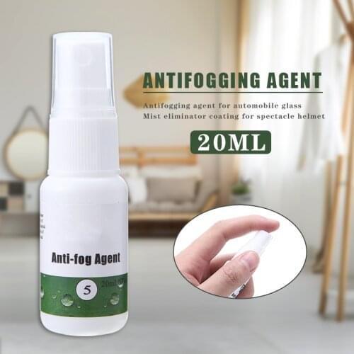 20ml Anti-fog Agent Spray Waterproof Rainproof Liquid for Car Window Glasses Swim Goggles Dive Lens Car Cleaning