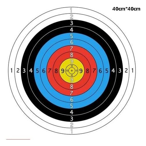 3pcs Archery Target Paper Face For Arrow Bow Shooting40*40cm