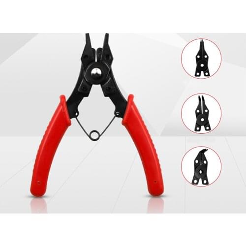 4 IN 1 Set Multifunctional Snap Ring Pliers Multi Tools Multi Crimp Tool Internal External Ring Remover Retaining Circlip Pliers