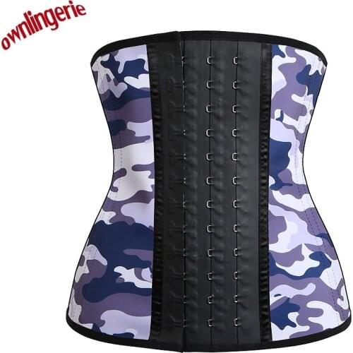 Free shipping weight corset , camouflage purple color corest,waist trainer in stores w3500b