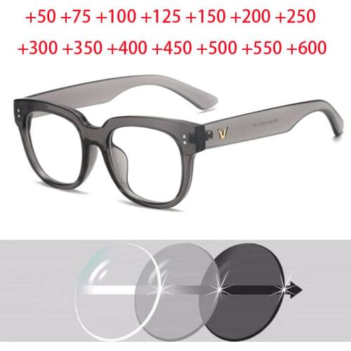 Oversize Big Frame Reading Glasses Presbyopic Eyewear Male Female Hyperopia Glasses With Diopter +0.5 +0.75 +1.0 +1.25 To +6.0