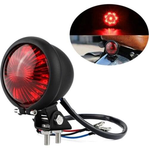 1 Piece 12V Motorcycle LED Adjustable Racer Rear Tail Light Brake Taillight Stop Light Lamp For Bobber Motorcycle Accessories