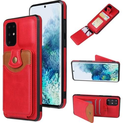 Wallet Retro Vintage Pu Leather Case For Samsung Galaxy S20 / S20+ / S20Ultra/S20FE Back Flip Coque Photo Frame Card Slots Cover