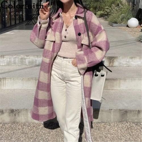 Женские шерстяные пальто Colorfaith China At AliExpress