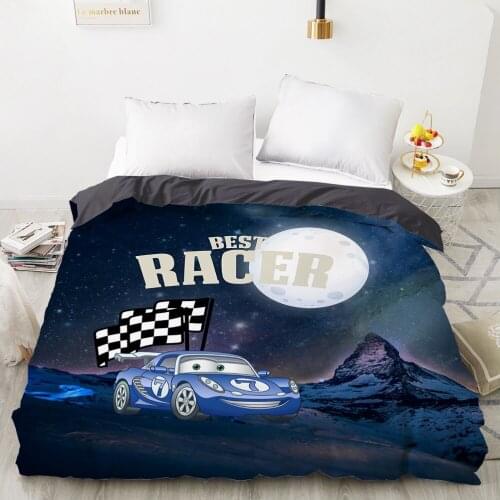 Car Cartoon Kids Duvet cover Quilt/Blanket/Comfortable Case Bedding for children baby girls 140x200 240x220 for Home moon