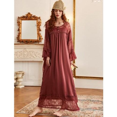 Robes Sets Solid Kimono 2Pcs Robe Lace Fashion Bathrobe Sexy Sleepwear Peignoir Wedding Robes Soft Bridesmaid Robes T992