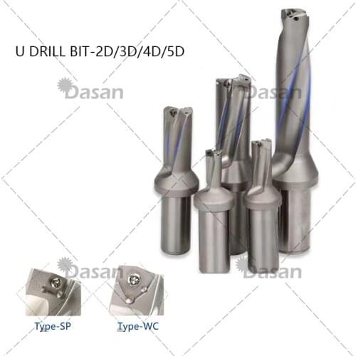 WC SP C25 4D 13 14 15 16 17 18 19 20 Indexa U Drill Type For SPMW SPMG Insert U Drilling Indexable Insert Drills