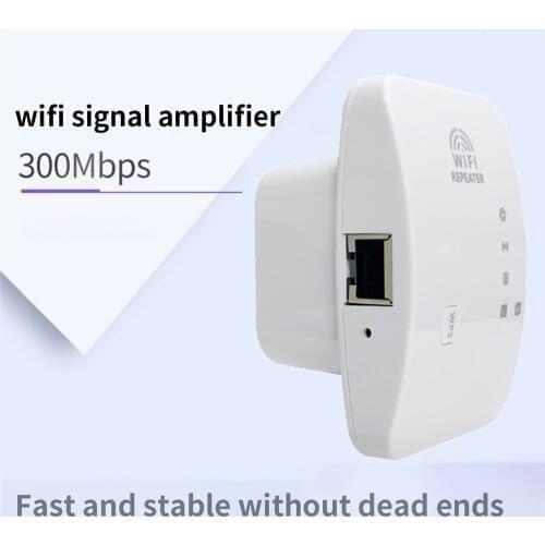 Kebidumei Wireless Wifi Repeater Wifi Range Extender 300Mbps Network Wi fi Amplifier Signal Booster Repetidor Wifi Access Point
