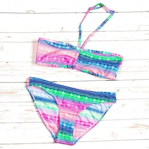 Girls Bikini Sets Children Girls Swimming Suits Kids Swimsuit Girls Swimsuit Children Tankini Suits For 134-176cm G1-K509